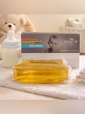 Wonder Pax Baby Bottle Gel Pack | Reusable Warm & Cool Infant Feeding Essential